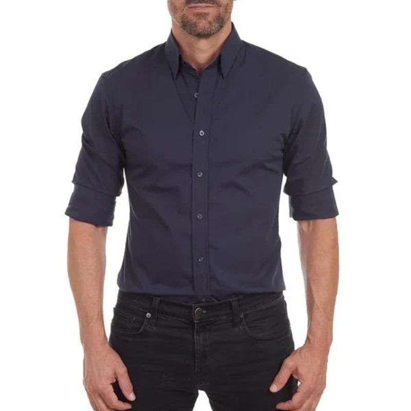 Novaro - Timeless and Elegant Wrinkle-Free Zipper Shirt for Men