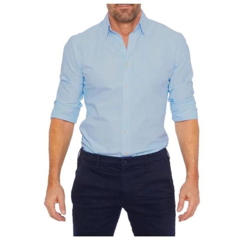 Novaro - Timeless and Elegant Wrinkle-Free Zipper Shirt for Men