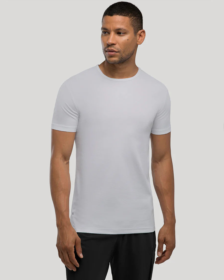 Petro - Stylish Crew Split-Hem Tee For the Perfect Casual Look