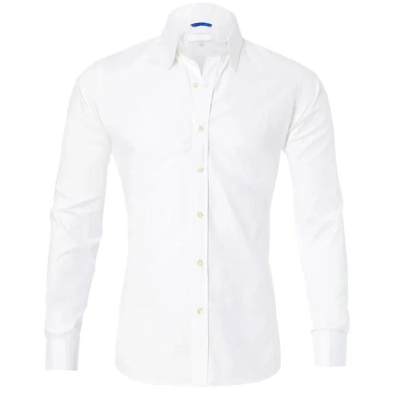 Novaro - Timeless and Elegant Wrinkle-Free Zipper Shirt for Men