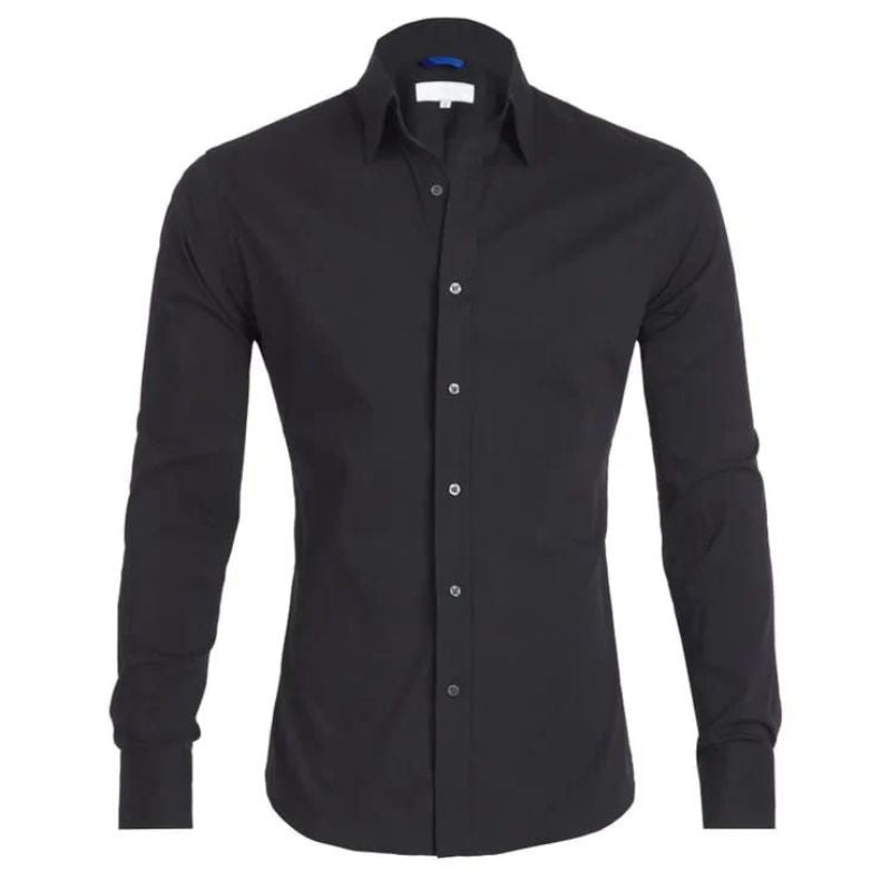 Novaro - Timeless and Elegant Wrinkle-Free Zipper Shirt for Men