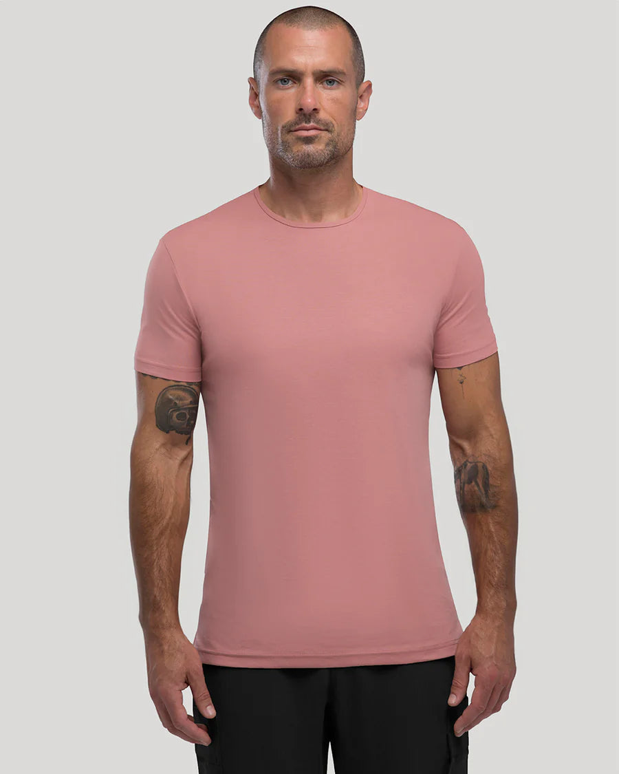 Petro - Stylish Crew Split-Hem Tee For the Perfect Casual Look