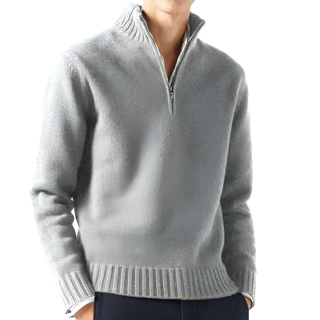 Apex - Stylish Timeless Mens Half Zip Sweater