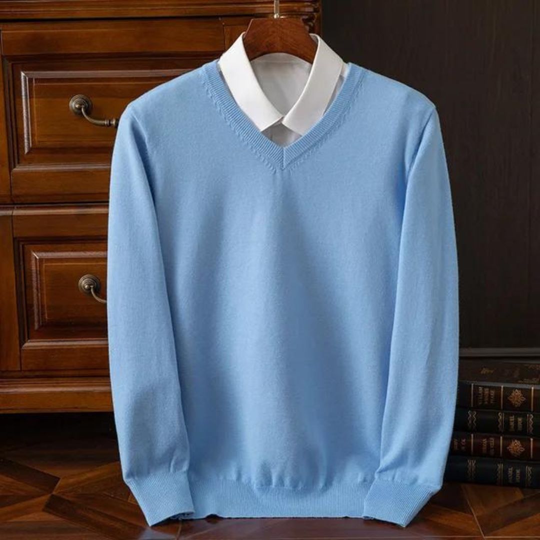 Langford - Premium Classic V-Neck Sweater for Men