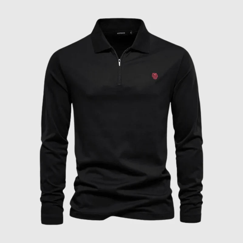 Eamon - Men's 1/4 Zip Polo for a Modern Look