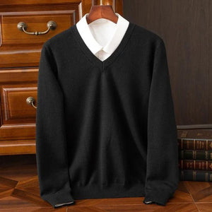 Langford - Premium Classic V-Neck Sweater for Men