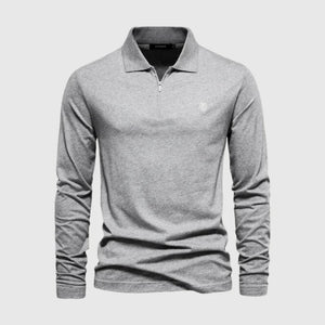 Eamon - Men's 1/4 Zip Polo for a Modern Look