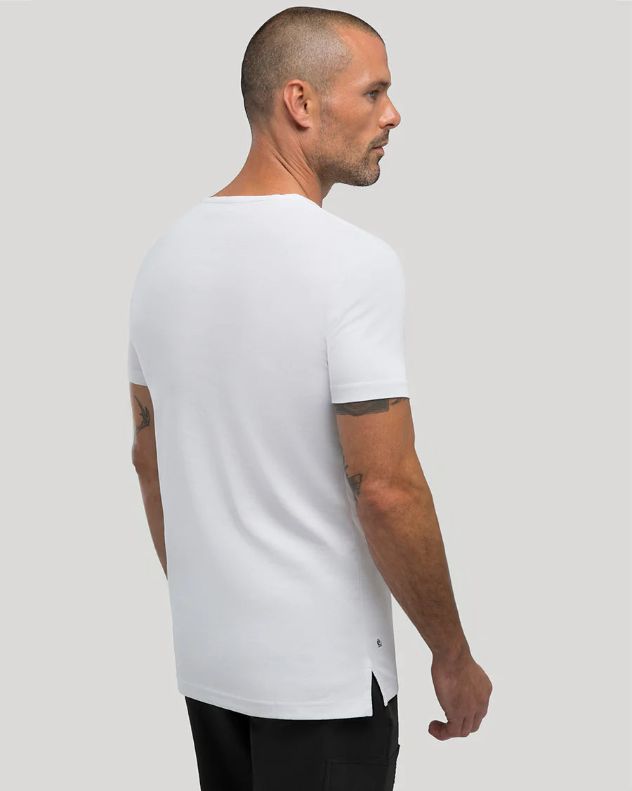 Petro - Stylish Crew Split-Hem Tee For the Perfect Casual Look