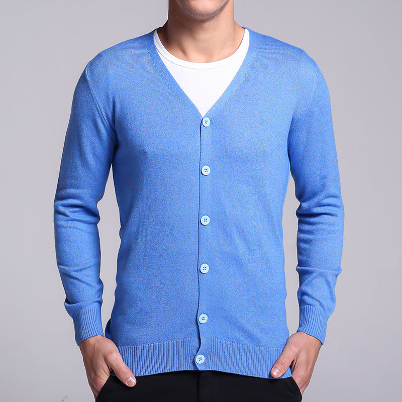 Florence- Classic Cardigan with Button Placket for Men