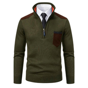 Enjy - Warm Casual Half-Zip Fall Sweater for Men