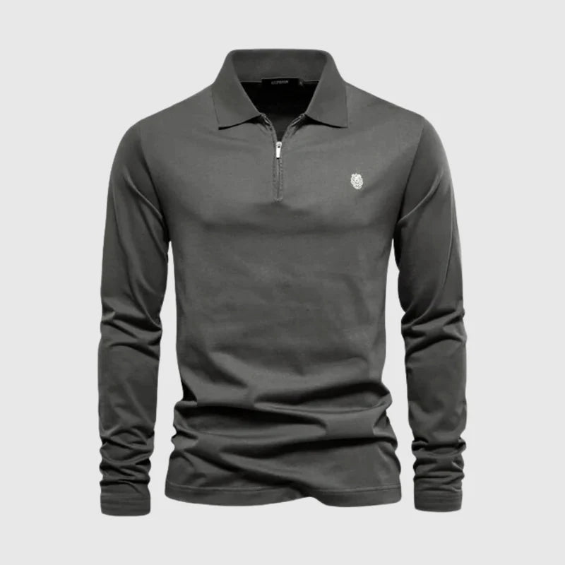 Eamon - Men's 1/4 Zip Polo for a Modern Look