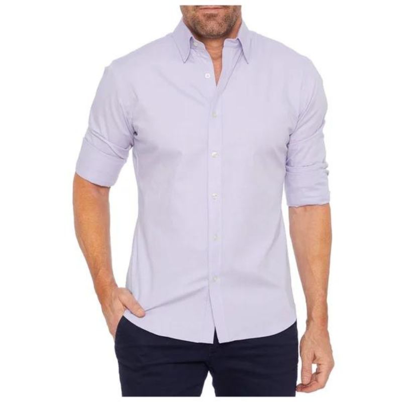 Novaro - Timeless and Elegant Wrinkle-Free Zipper Shirt for Men