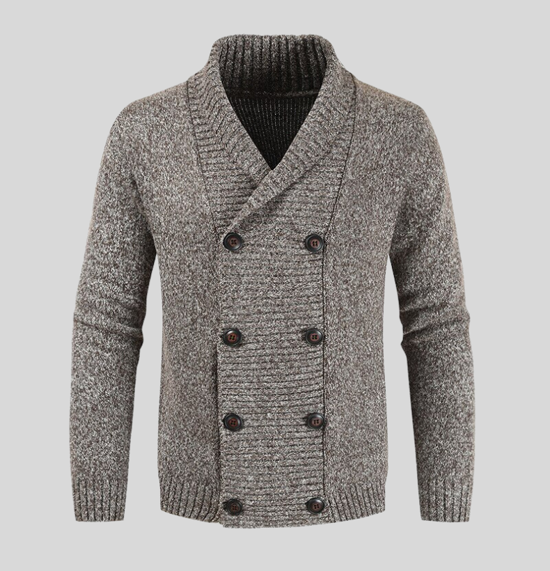 Sheffield – Shawl Collar High-Quality Thick Cardigan for Men