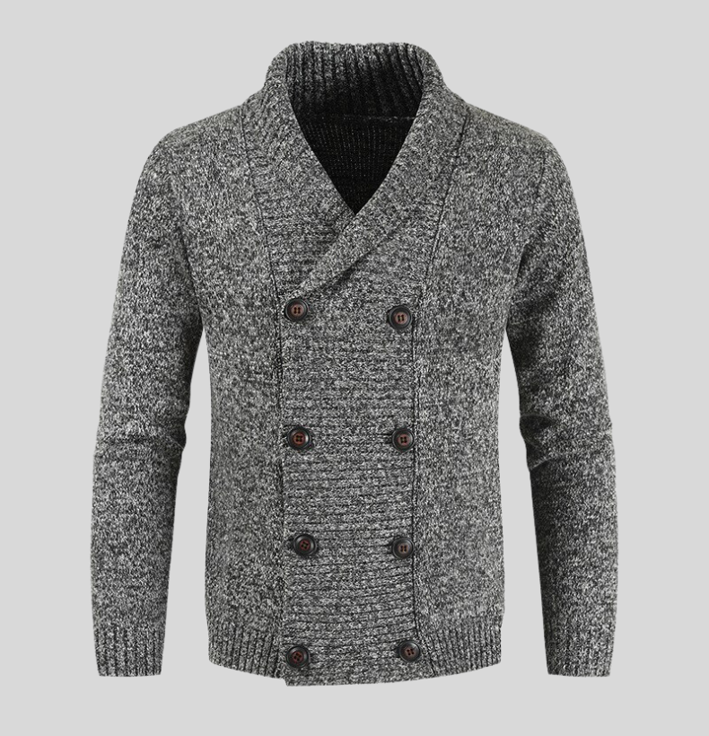 Sheffield – Shawl Collar High-Quality Thick Cardigan for Men