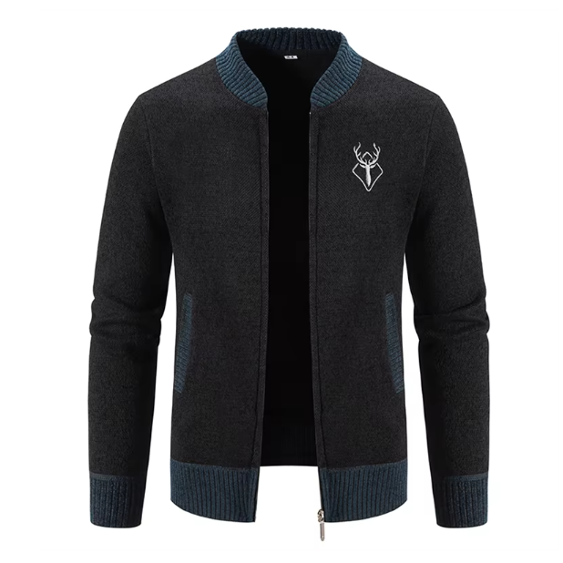 Mateo – Stylish Knitted Zip-Up Cardigan for Men