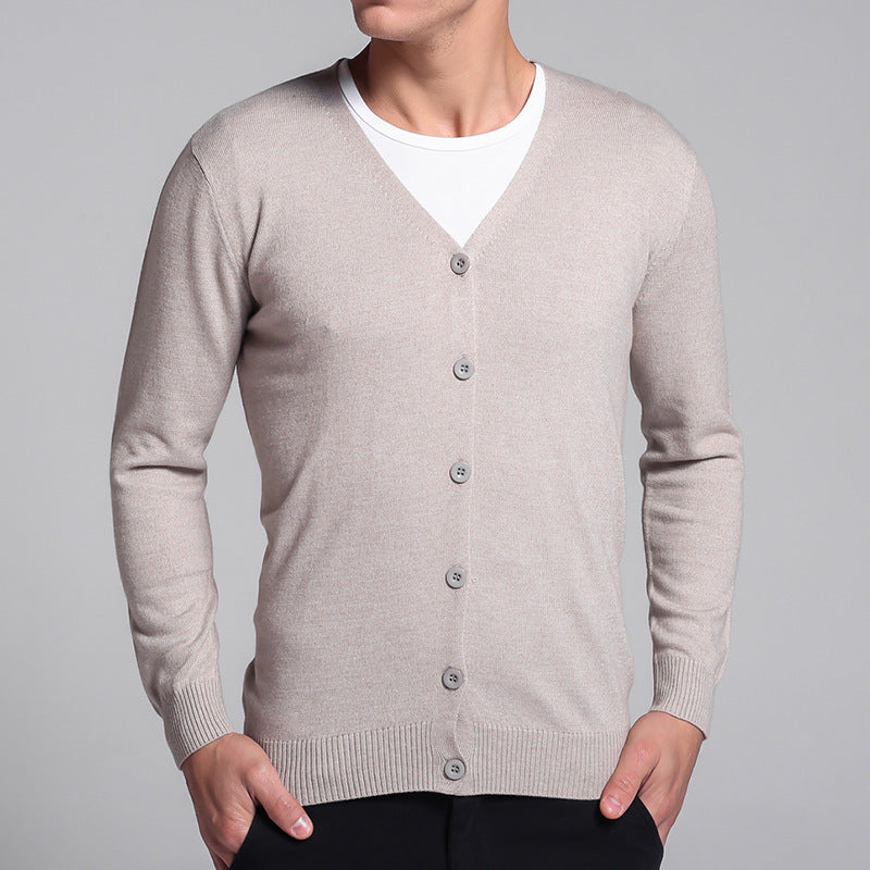 Florence- Classic Cardigan with Button Placket for Men