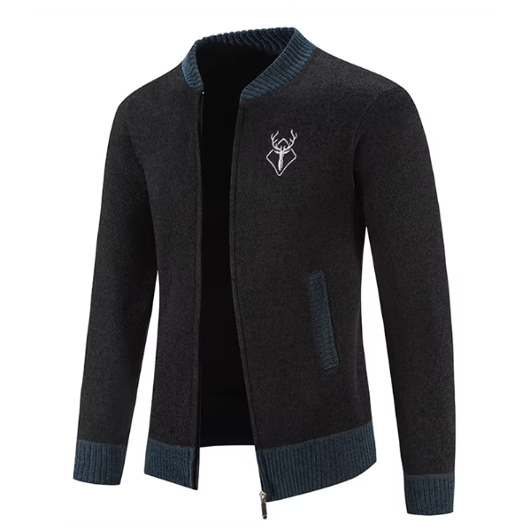 Mateo – Stylish Knitted Zip-Up Cardigan for Men