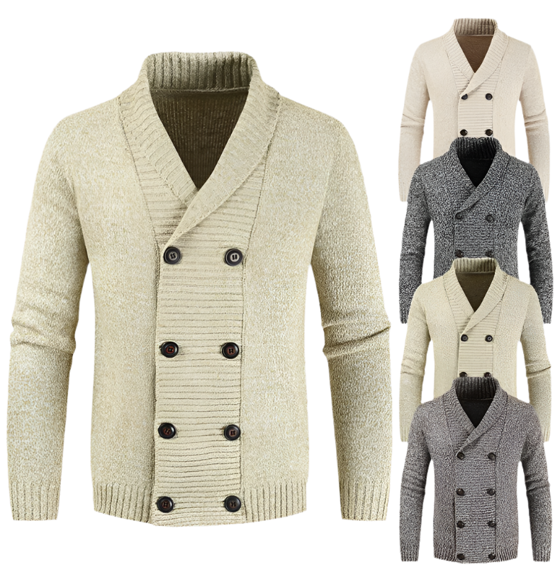 Sheffield – Shawl Collar High-Quality Thick Cardigan for Men