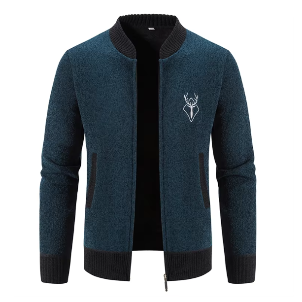 Mateo – Stylish Knitted Zip-Up Cardigan for Men