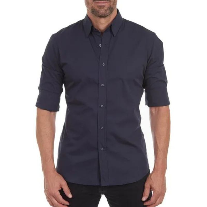 Novaro - Timeless and Elegant Wrinkle-Free Zipper Shirt for Men