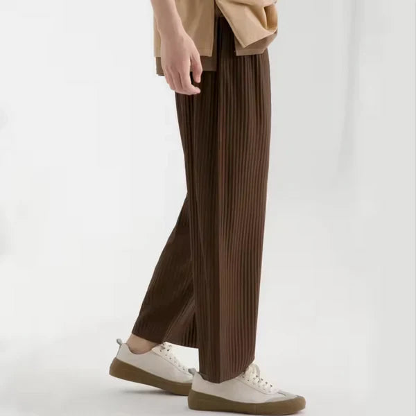 Alex - Ribbed Cotton Trousers for Men