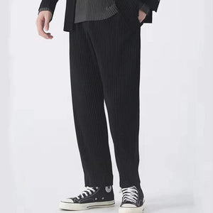 Alex - Ribbed Cotton Trousers for Men