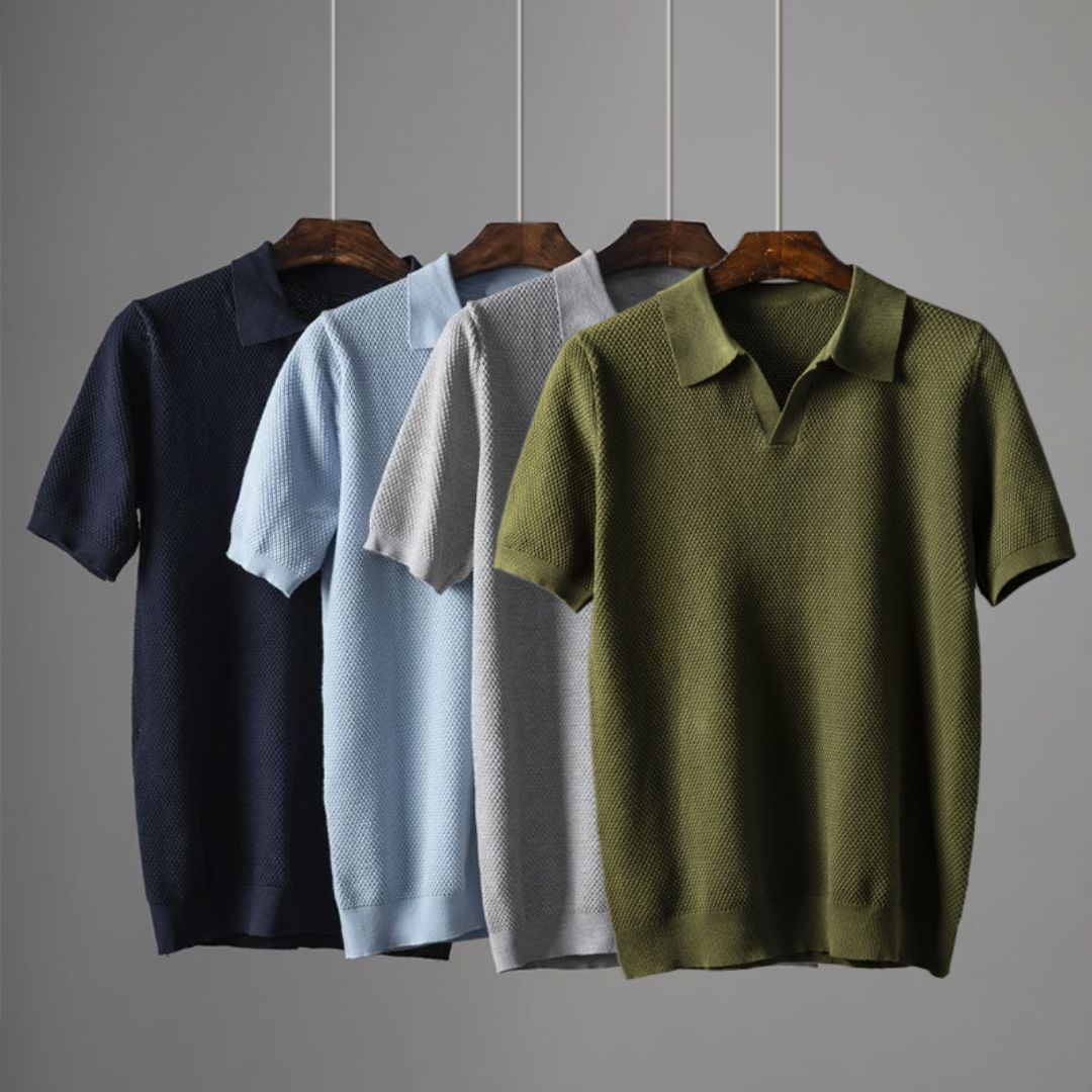 Ambrose - Modern Stylish Cotton Polo Shirt for Men