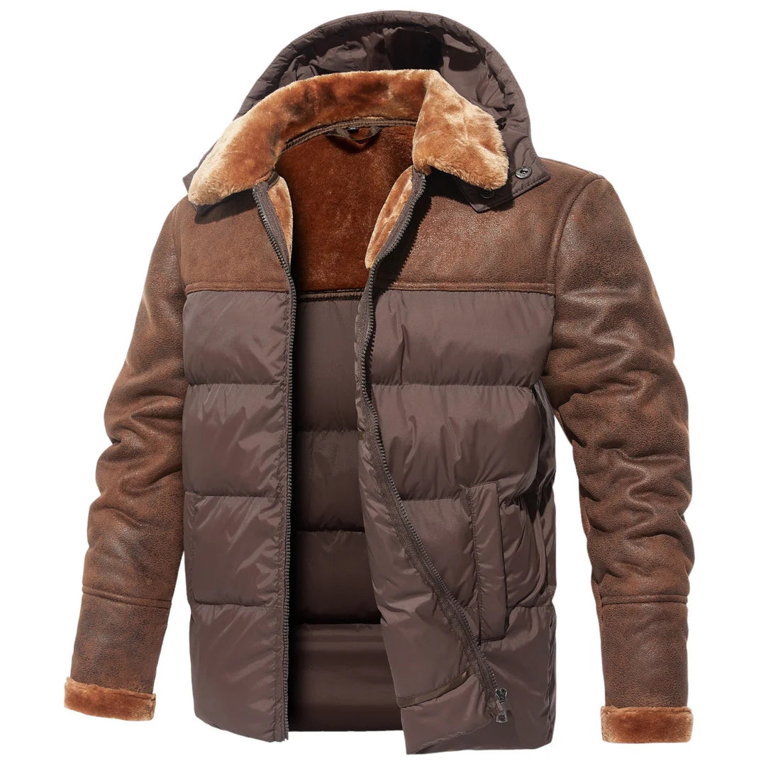 August - Everest Insulated Sherpa-Lined Puffer Jacket