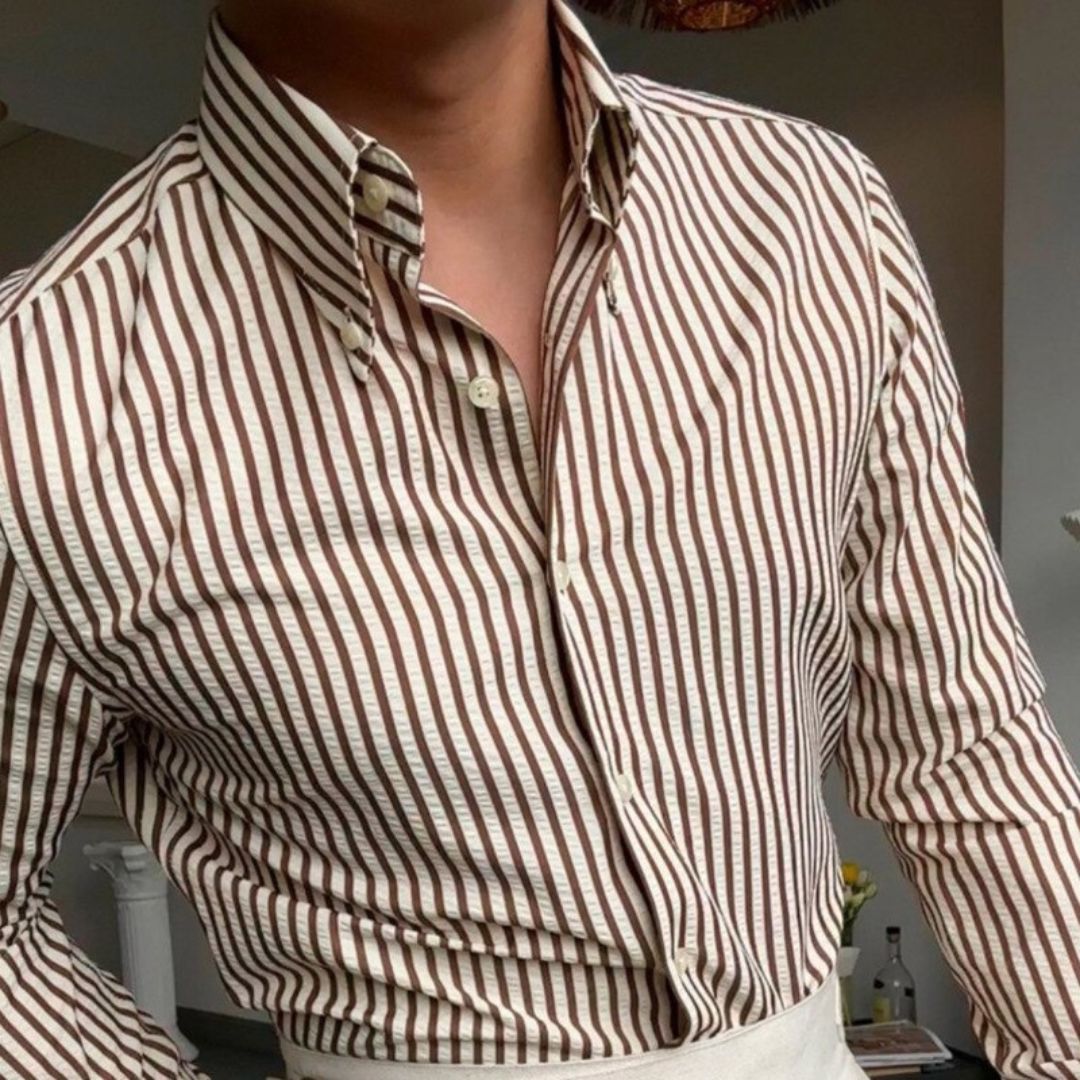 Aziel - Modern Stylish Striped Shirt for Men