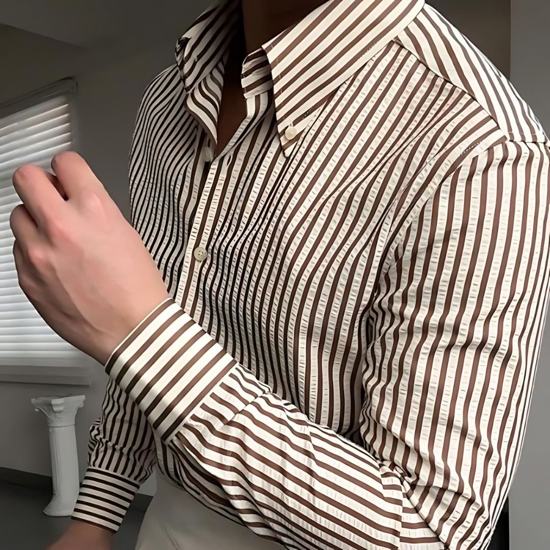 Aziel - Modern Stylish Striped Shirt for Men