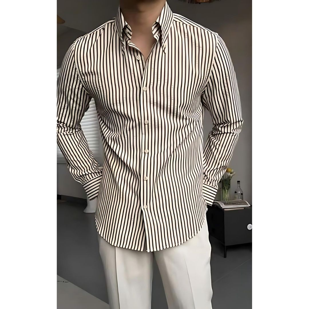 Aziel - Modern Stylish Striped Shirt for Men