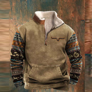 Yartak - Cozy Men's Sweater with 1/4 Zip