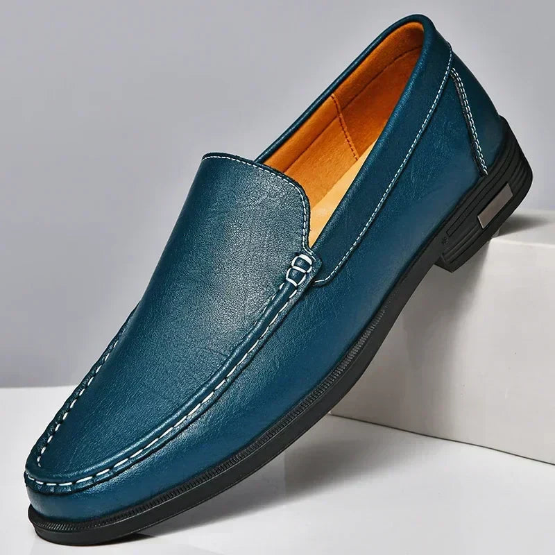 Boaz - Elegant Modern Leather Loafers for Men