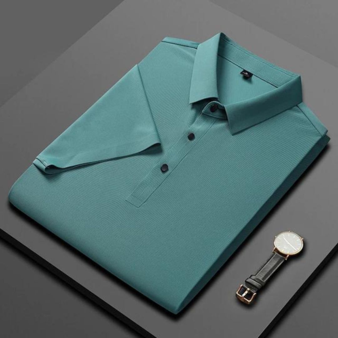 Brandon - Modern Timeless Silk Polo Shirt for Men