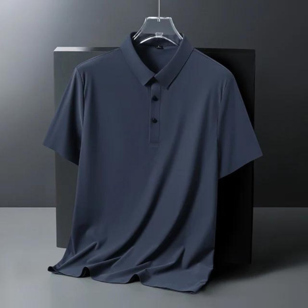 Brandon - Modern Timeless Silk Polo Shirt for Men