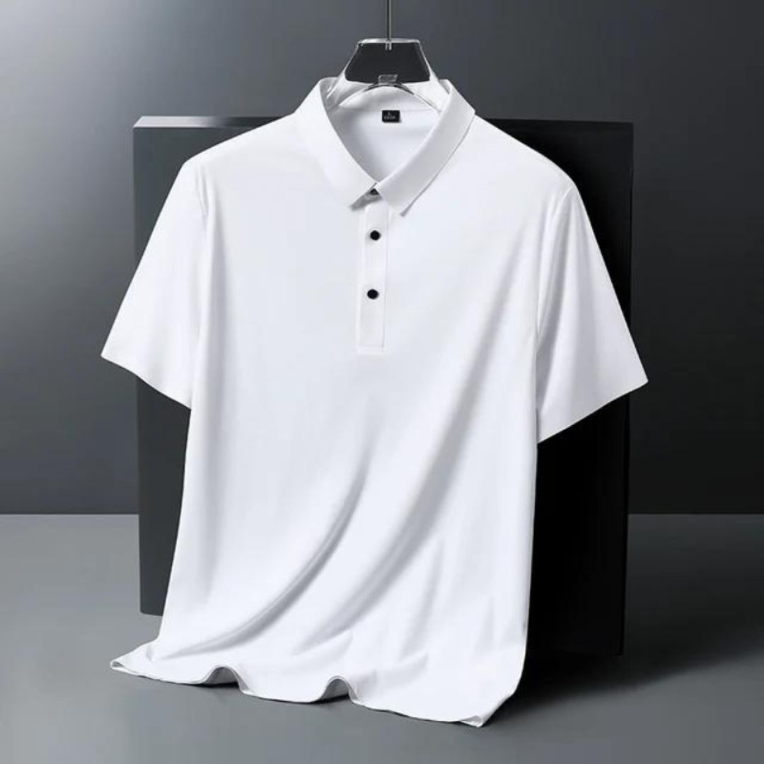 Brandon - Modern Timeless Silk Polo Shirt for Men