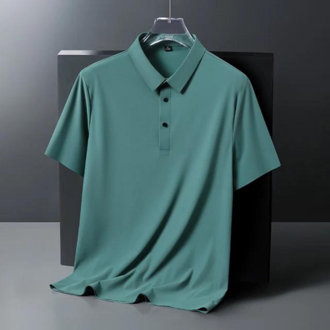 Brandon - Modern Timeless Silk Polo Shirt for Men