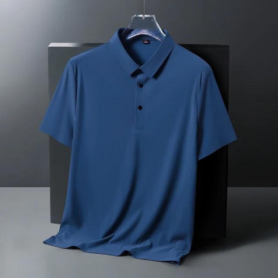 Brandon - Modern Timeless Silk Polo Shirt for Men