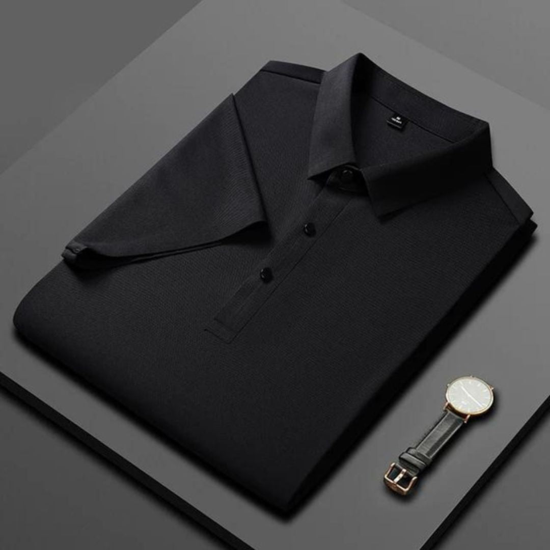 Brandon - Modern Timeless Silk Polo Shirt for Men