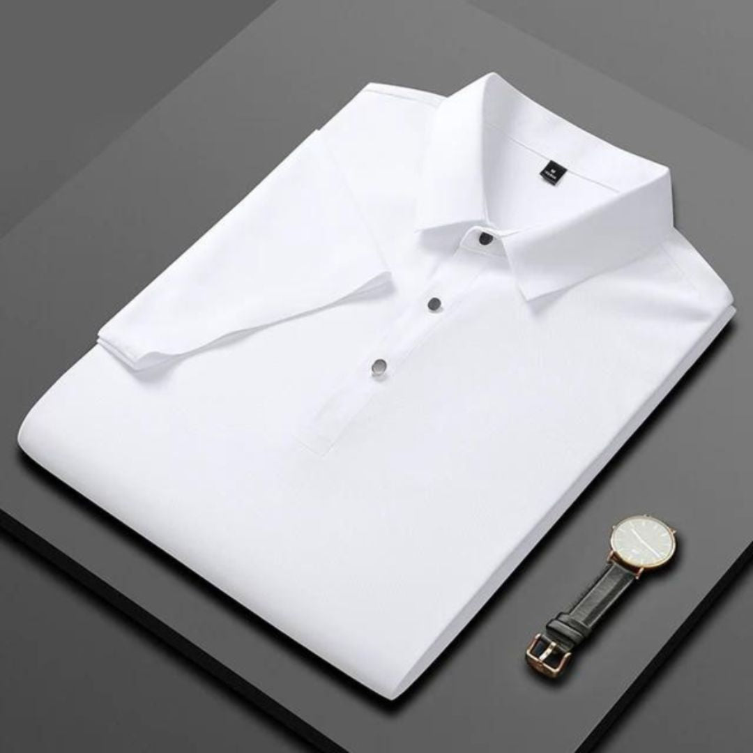 Brandon - Modern Timeless Silk Polo Shirt for Men