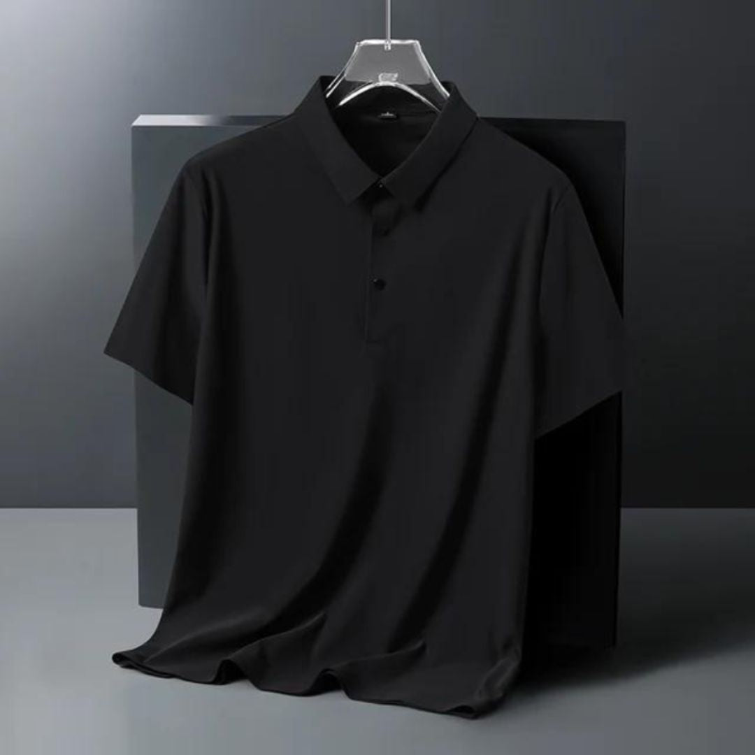 Brandon - Modern Timeless Silk Polo Shirt for Men