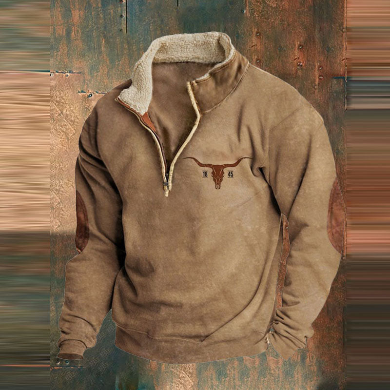 Yartak - Cozy Men's Sweater with 1/4 Zip