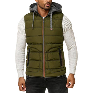 Callum - Spring Bodywarmer With Removable Hood For Men