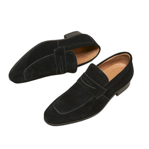 Clarence - Modern Stylish Suede Strap Loafers for Men