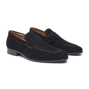 Clarence - Modern Stylish Suede Strap Loafers for Men