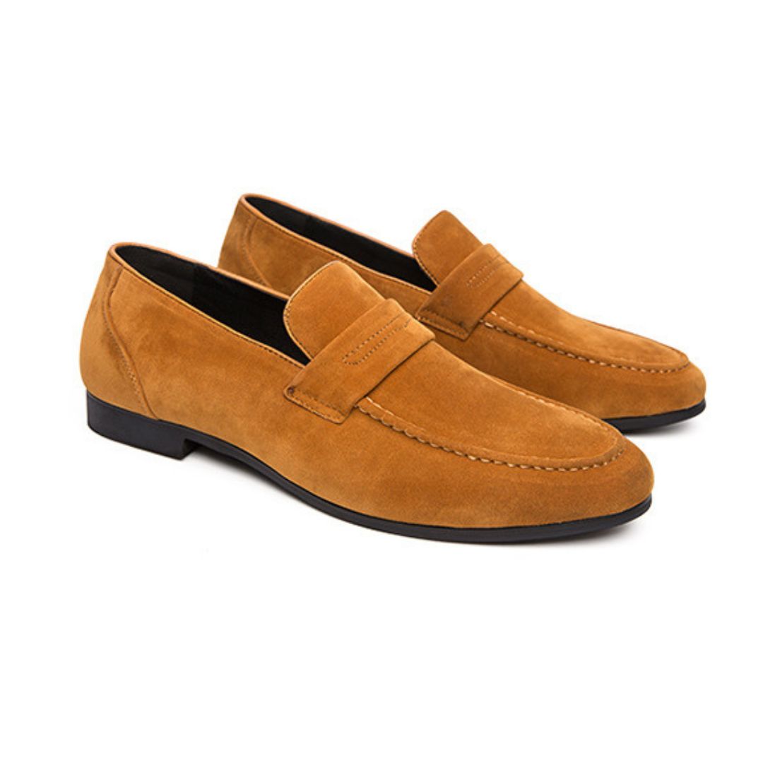 Clarence - Modern Stylish Suede Strap Loafers for Men