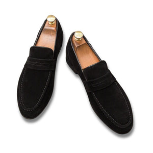 Clarence - Modern Stylish Suede Strap Loafers for Men