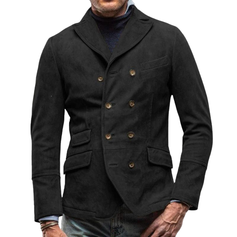 Curtis - Stylish Blazer Leather Jacket for Men