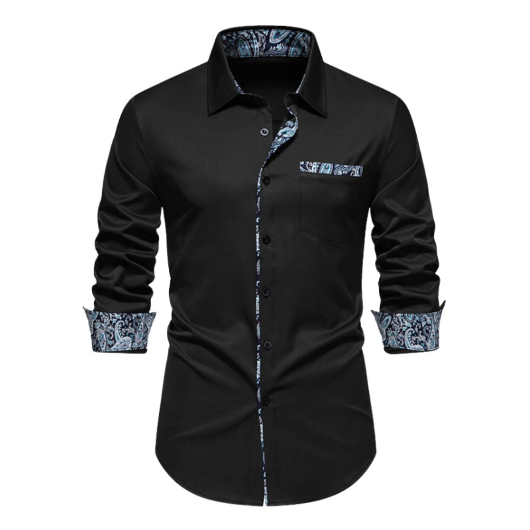 Dean - Elegant Fit Blue Vibe Shirt for Men