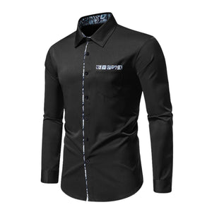 Dean - Elegant Fit Blue Vibe Shirt for Men